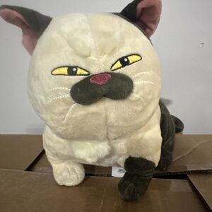 Disney Pixar Luca Machiavelli Plush Cat 13" Great Condition
